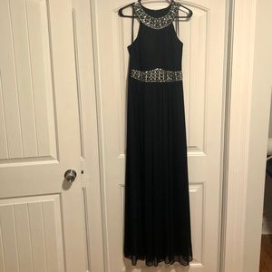 Long black formal dress